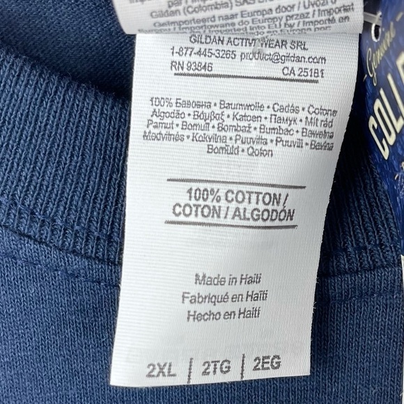 Navy and Pink Kentucky Spellout Crew Neck Short Sleeve Top Size XXL - Picture 7 of 9